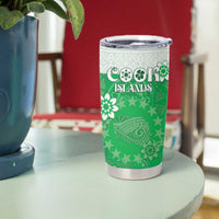 Cook Islands Maori Language Week Tumbler Cup Pacific Tapa Pattern LT05 - Polynesian Pride