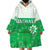 Cook Islands Maori Language Week Wearable Blanket Hoodie Pacific Tapa Pattern