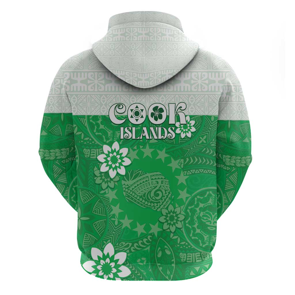 Cook Islands Maori Language Week Zip Hoodie Pacific Tapa Pattern LT05 - Polynesian Pride