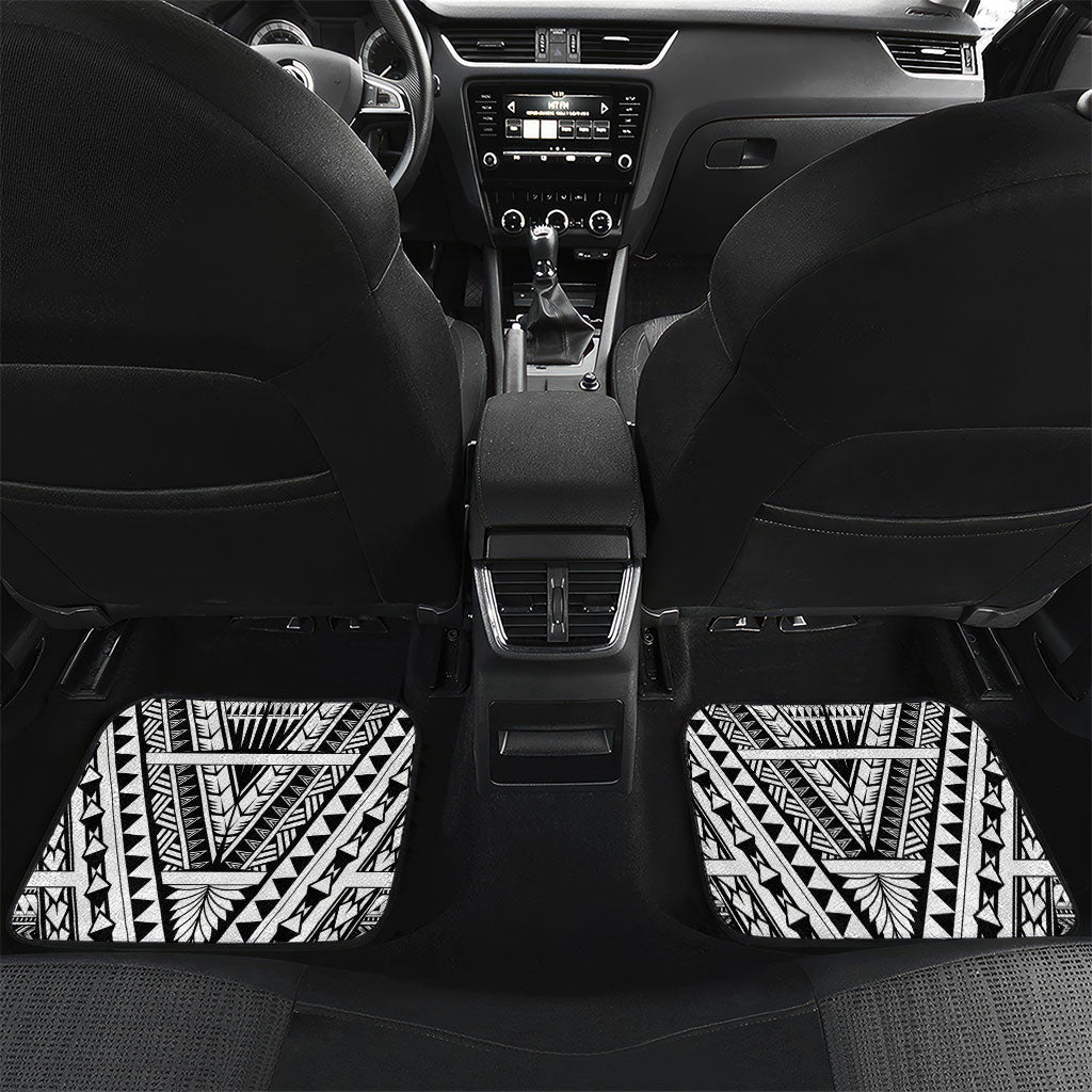 Papua New Guinea Independence Day Car Mats One People One Nation One PNG LT05 Set 2pcs - Back Yellow - Polynesian Pride