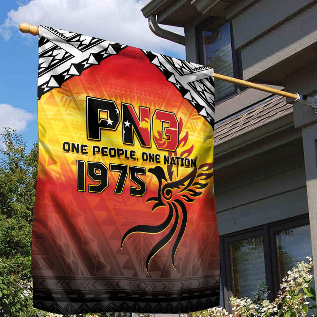 Papua New Guinea Independence Day Garden Flag One People One Nation One PNG LT05 - Polynesian Pride