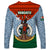 Vanuatu Penama Province Long Sleeve Shirt Vanuatuan Coat Of Arms Polynesian Pattern LT05 - Polynesian Pride