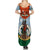 Personalized Vanuatu Penama Province Summer Maxi Dress Vanuatuan Coat Of Arms Polynesian Pattern LT05 - Polynesian Pride