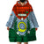 Personalized Vanuatu Penama Province Wearable Blanket Hoodie Vanuatuan Coat Of Arms Polynesian Pattern LT05 - Polynesian Pride