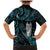 New Zealand Aotearoa Family Matching Mermaid Dress and Hawaiian Shirt Maori Tane Te Waiora Paua Shell Glitter Turquoise