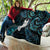 New Zealand Aotearoa Quilt Maori Tane Te Waiora Paua Shell Glitter Turquoise