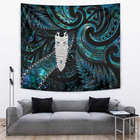New Zealand Aotearoa Tapestry Maori Tane Te Waiora Paua Shell Glitter Turquoise LT05 Turquoise - Polynesian Pride