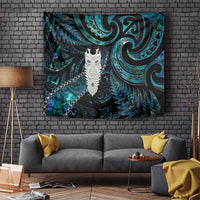 New Zealand Aotearoa Tapestry Maori Tane Te Waiora Paua Shell Glitter Turquoise LT05 - Polynesian Pride
