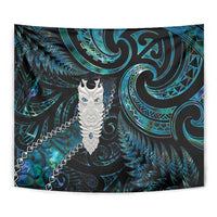 New Zealand Aotearoa Tapestry Maori Tane Te Waiora Paua Shell Glitter Turquoise LT05 - Polynesian Pride