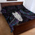 New Zealand Aotearoa Quilt Bed Set Maori Tane Te Waiora Paua Shell Glitter Purple