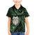 New Zealand Aotearoa Family Matching Mermaid Dress and Hawaiian Shirt Maori Wheku Paua Shell Glitter Green