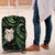 New Zealand Aotearoa Luggage Cover Maori Wheku Paua Shell Glitter Green