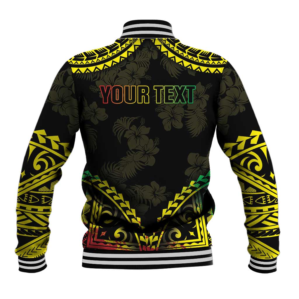 Aloha Tropical Palm Trees Baseball Jacket Reggae Polynesian Pattern LT05 - Polynesian Pride