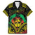 Aloha Tropical Palm Trees Family Matching Puletasi and Hawaiian Shirt Reggae Polynesian Pattern