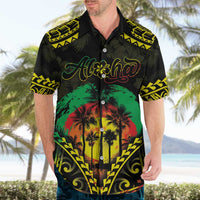 Aloha Tropical Palm Trees Hawaiian Shirt Reggae Polynesian Pattern LT05 - Polynesian Pride