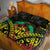 Aloha Tropical Palm Trees Quilt Bed Set Reggae Polynesian Pattern