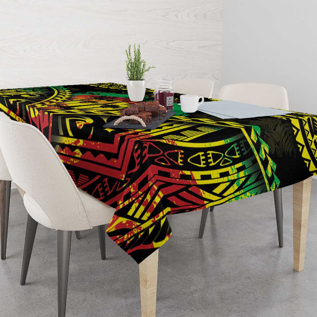 Aloha Tropical Palm Trees Tablecloth Reggae Polynesian Pattern LT05 - Polynesian Pride
