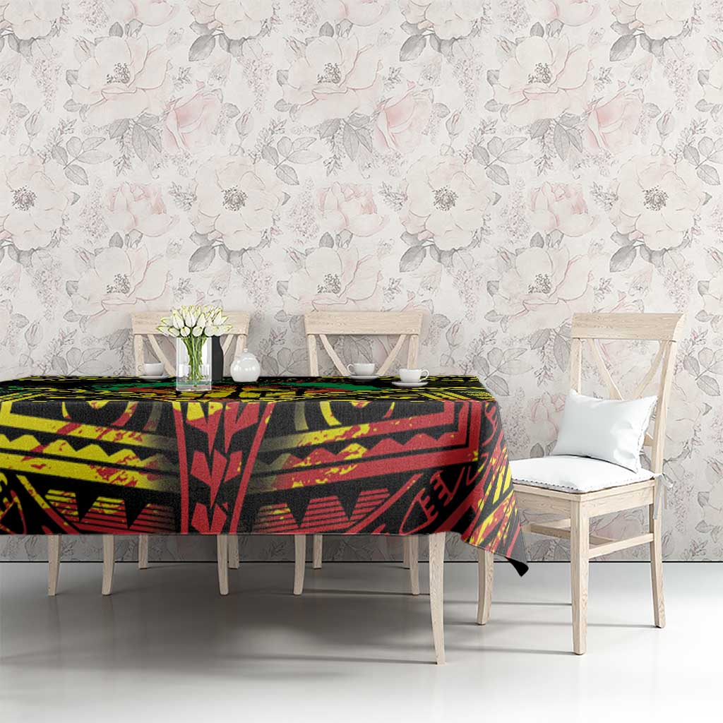 Aloha Tropical Palm Trees Tablecloth Reggae Polynesian Pattern LT05 - Polynesian Pride