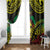 Aloha Tropical Palm Trees Window Curtain Reggae Polynesian Pattern