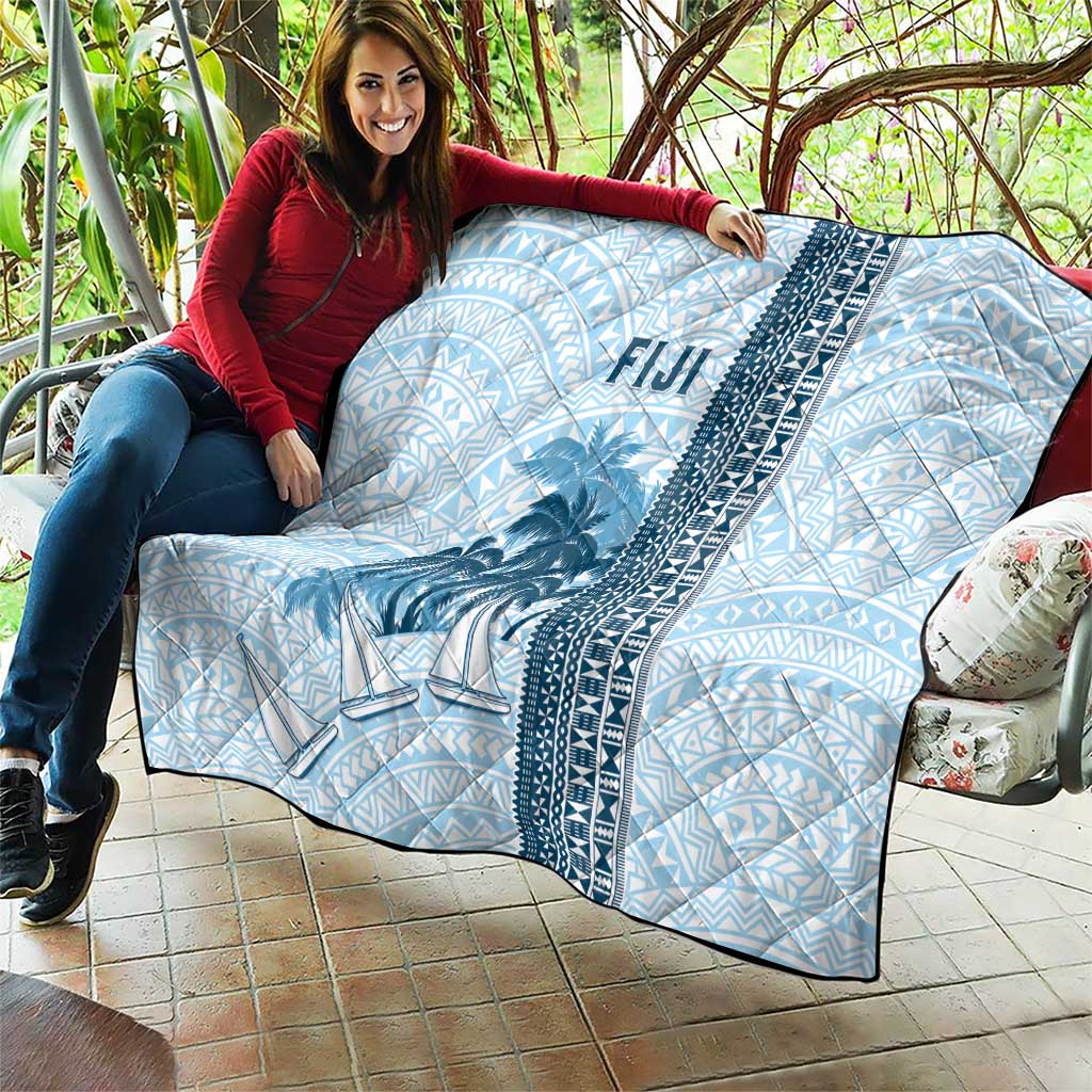 Fiji Regatta Quilt Palm Tree Tapa Pattern LT05 - Polynesian Pride
