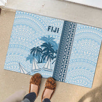 Fiji Regatta Rubber Doormat Palm Tree Tapa Pattern LT05 - Polynesian Pride