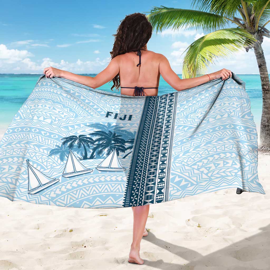 Fiji Regatta Sarong Palm Tree Tapa Pattern LT05 - Polynesian Pride