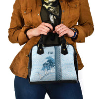 Fiji Regatta Shoulder Handbag Palm Tree Tapa Pattern LT05 - Polynesian Pride