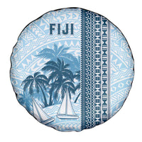 Fiji Regatta Spare Tire Cover Palm Tree Tapa Pattern LT05 - Polynesian Pride