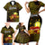 Personalized Happy Diwali Festival Family Matching Short Sleeve Bodycon Dress and Hawaiian Shirt Diya Lamp Hibiscus Polynesian Pattern LT05 - Polynesian Pride