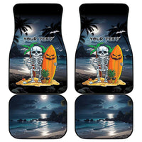 Hawaii Halloween Car Mats Hallowaiian Skeleton Surf LT05 - Polynesian Pride