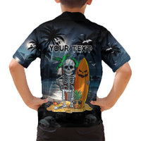 Personalised Hawaii Halloween Hawaiian Shirt Hallowaiian Skeleton Surf LT05 - Polynesian Pride
