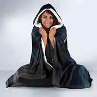 Hawaii Halloween Hooded Blanket Hallowaiian Skeleton Surf LT05 - Polynesian Pride