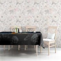 Hawaii Halloween Tablecloth Hallowaiian Skeleton Surf LT05 - Polynesian Pride
