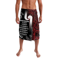 New Zealand Aotearoa Mana Wahine Lavalava LT05 Black - Polynesian Pride