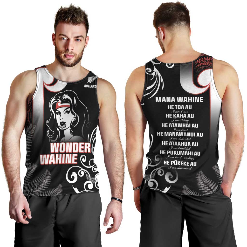 New Zealand Aotearoa Mana Wahine Men Tank Top LT05 - Polynesian Pride