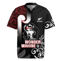New Zealand Aotearoa Mana Wahine Rugby Jersey LT05 Black - Polynesian Pride
