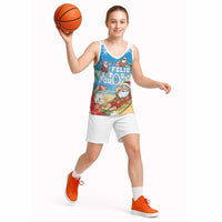 Guam Christmas Basketball Jersey Felis Pasgua Chilling Santa LT05 - Polynesian Pride