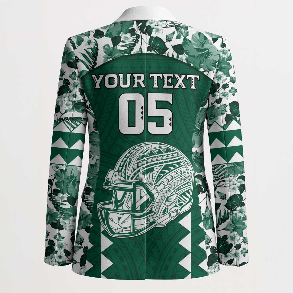 Custom Hawaii Football Blazer Rainbow Warriors Tropical Vibes LT05 - Polynesian Pride