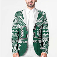 Custom Hawaii Football Blazer Rainbow Warriors Tropical Vibes LT05 - Polynesian Pride