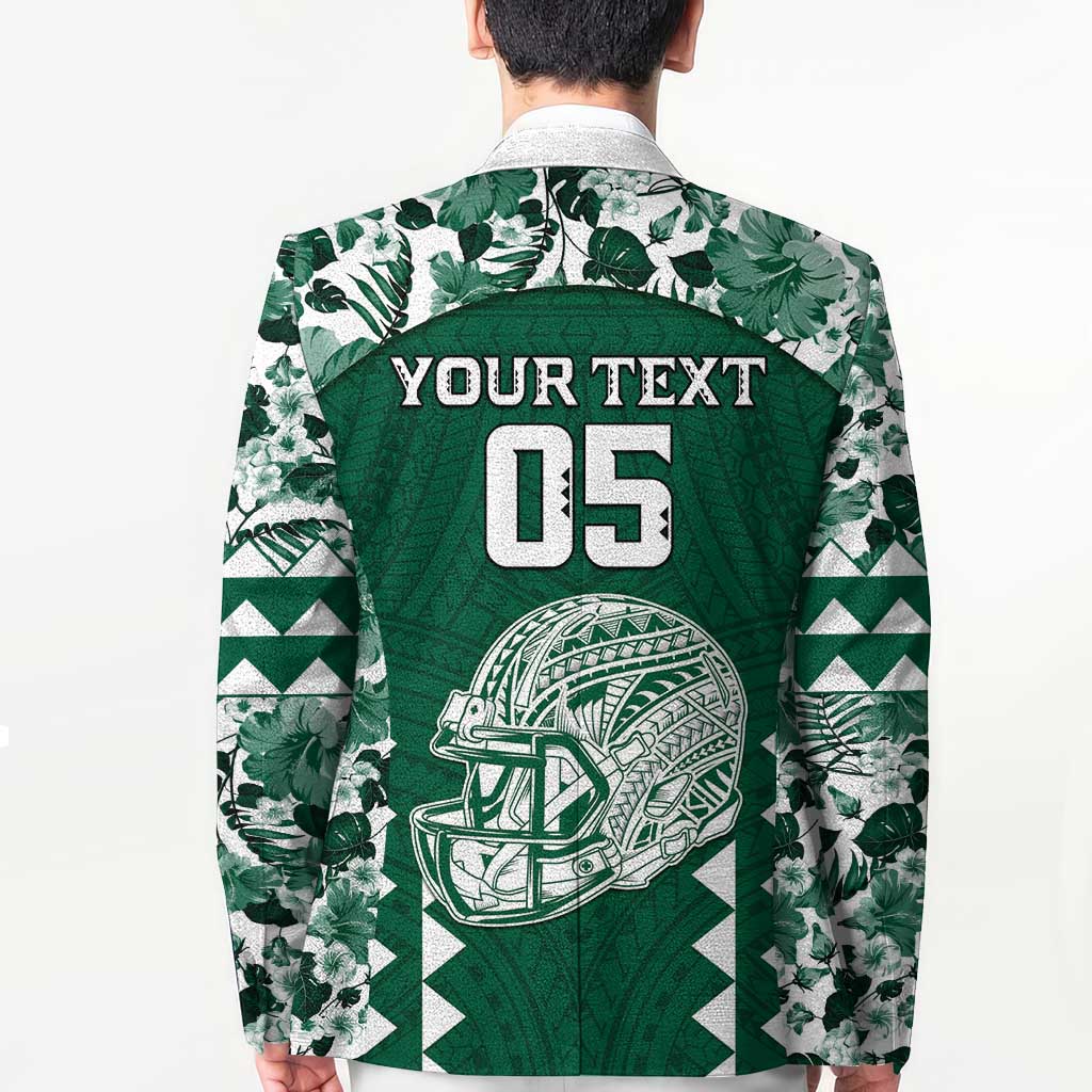 Custom Hawaii Football Blazer Rainbow Warriors Tropical Vibes LT05 - Polynesian Pride