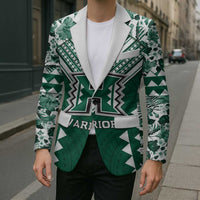 Custom Hawaii Football Blazer Rainbow Warriors Tropical Vibes LT05 - Polynesian Pride