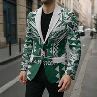 Custom Hawaii Football Blazer Rainbow Warriors Tropical Vibes LT05 - Polynesian Pride
