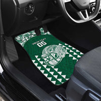 Custom Hawaii Football Car Mats Rainbow Warriors Tropical Vibes LT05 - Polynesian Pride