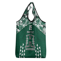 Custom Hawaii Football Grocery Bag Rainbow Warriors Tropical Vibes LT05 - Polynesian Pride