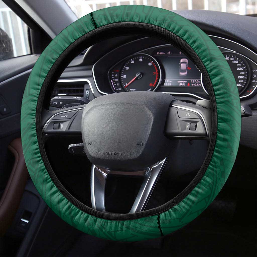 Hawaii Football Steering Wheel Cover Rainbow Warriors Tropical Vibes LT05 - Polynesian Pride
