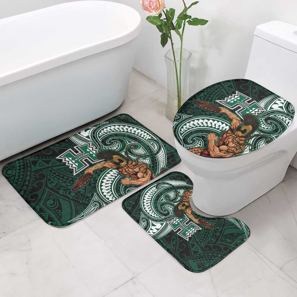 Hawaii Ikaika Warrior Football Bathroom Set Polynesian Tribal Tattoo LT05 - Polynesian Pride