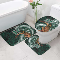 Hawaii Ikaika Warrior Football Bathroom Set Polynesian Tribal Tattoo LT05 - Polynesian Pride