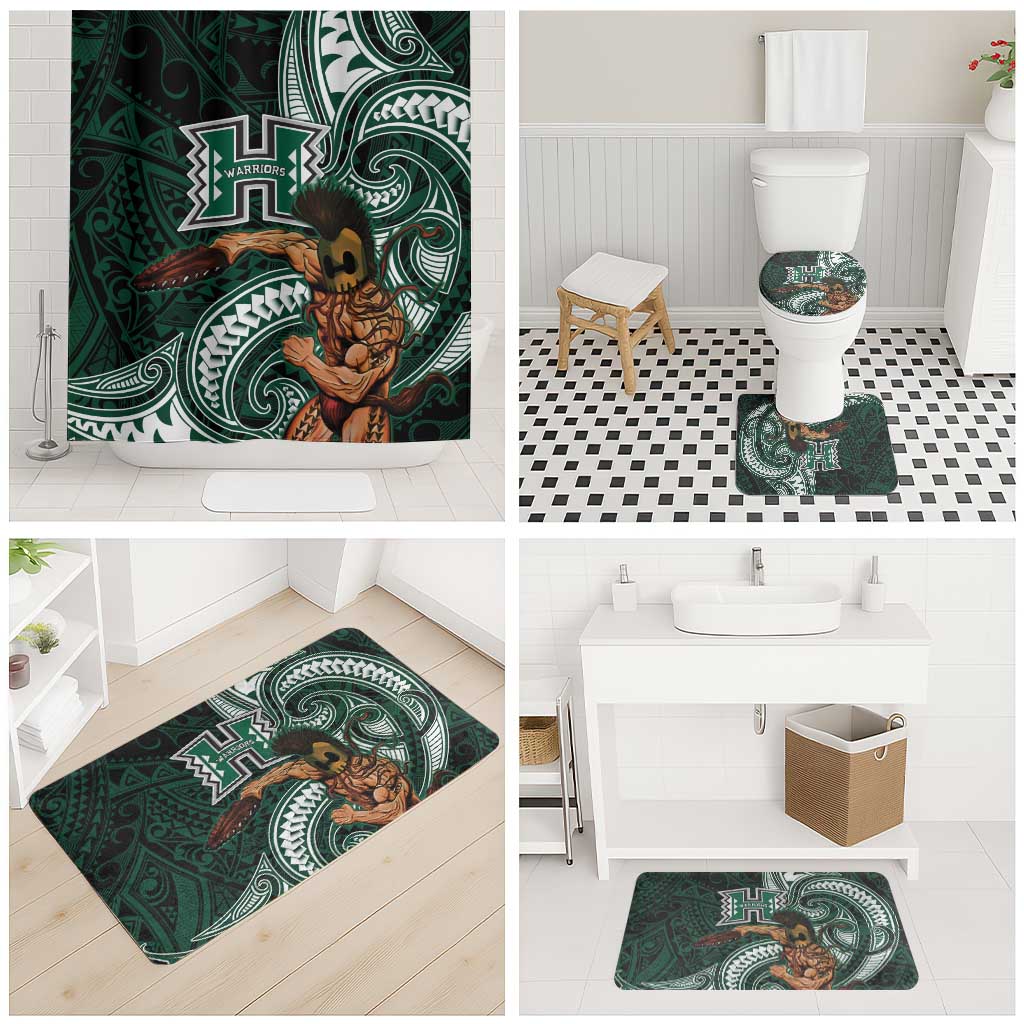Hawaii Ikaika Warrior Football Bathroom Set Polynesian Tribal Tattoo LT05 - Polynesian Pride