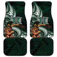 Hawaii Ikaika Warrior Football Car Mats Polynesian Tribal Tattoo LT05 - Polynesian Pride
