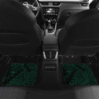 Hawaii Ikaika Warrior Football Car Mats Polynesian Tribal Tattoo LT05 Set 2pcs - Back Black - Polynesian Pride